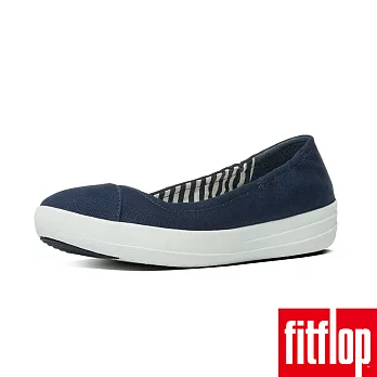 【FitFlop TM】F-SPORTY TM BALLERINA CANVAS5海軍藍