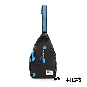 木村原宿MM-我的潮流元素 三角時尚單肩包無黑藍