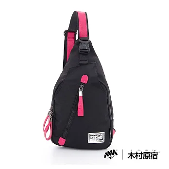 木村原宿MM-我的潮流元素 三角時尚單肩包無黑玫