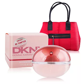 DKNY 怦然女性淡香精(50ml)-贈克蘭詩 經典紅色條紋空氣包