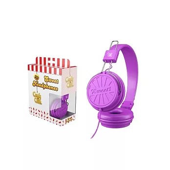 【U】Candy Crush - 繽紛彩虹耳罩式耳機麥克風(六款可選) - 葡萄