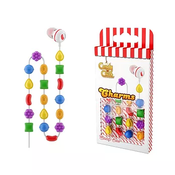【U】Candy Crush - 繽紛彩色耳機線裝飾串珠