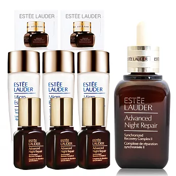 ESTEE LAUDER 雅詩蘭黛 特潤超導修護露75ml( 加大豪華組) 買就送 特潤7mlx3+原生露30mlx3+特潤眼霜0.5mlx2