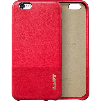 LAUT i6 & i6S UNIFORM人造皮革保護殼紅