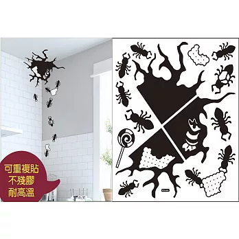 魔丽貼—壁貼系列 環保/不殘膠/可重覆撕黏 POD-604