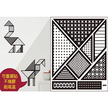 魔丽貼—壁貼系列 環保/不殘膠/可重覆撕黏 POD-606