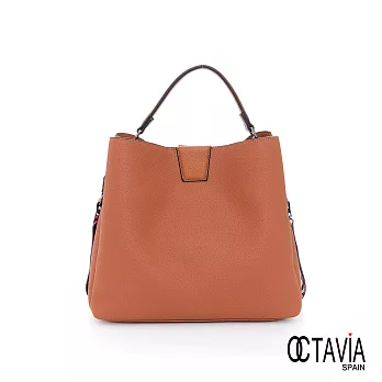 OCTAVIA 8 - 賈姬風情異國背帶1+1包斜背手提二用包 -優雅棕