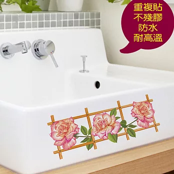 魔丽貼-磁磚壁貼環保/無毒/不殘膠/可重覆撕黏 PGT-308(磁磚.浴磚.馬桶.洗手抬貼)