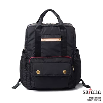 satana - 大容量後背包 - 黑色