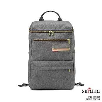 satana - 休閒方形後背包 - 新丹寧灰