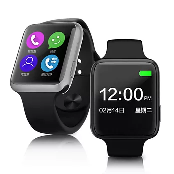 【長江】UleFone V9 金屬機身觸控智能手錶(公司貨)曜石黑