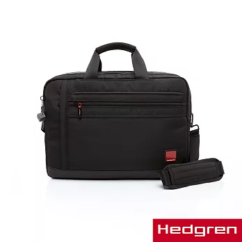 【Hedgren】HRDT-Red Tag紅標系列-15吋三用電腦後背包(黑色)