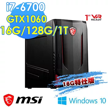 msi微星 Nightblade MI2-238TW i7-6700 GTX1060 WIN10 (16G特仕版)