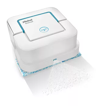 美國iRobot Braava Jet 240 寵物級低噪音 濕拖 濕擦 乾擦三用機器人擦地機白色