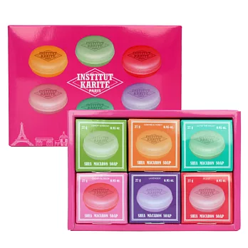 Institut Karite Paris 巴黎乳油木馬卡龍香氛皂禮盒(27g*6)