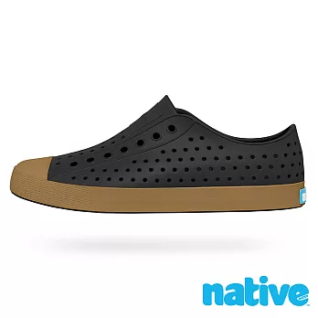 native JEFFERSON 奶油頭休閒鞋(男/女)7瞬黑x布朗褐