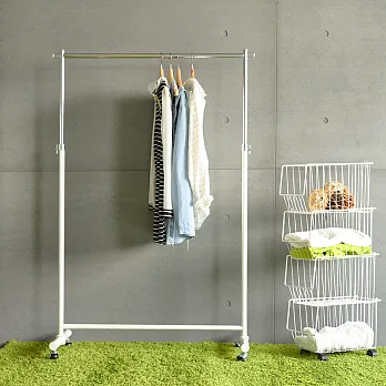 Peachy Life 時尚無印風簡約單桿衣架/掛衣架