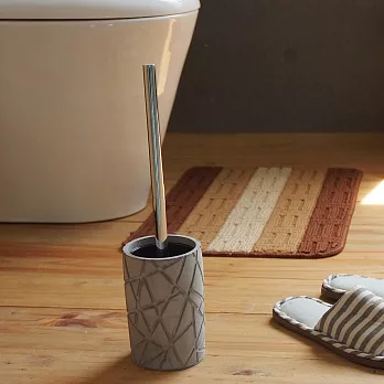 Peachy Life 設計款親水泥-馬桶刷架組