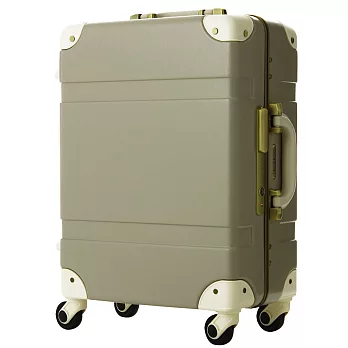 日本 WORLD TRUNK 7600-46-19吋德國拜耳PC細框復古登機箱 灰色