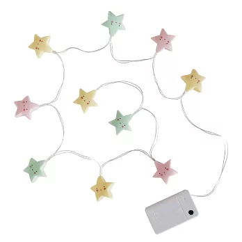 荷蘭｜a Little Lovely Company ❤北歐風 療癒綜合星星LED燈串/長度1.1M