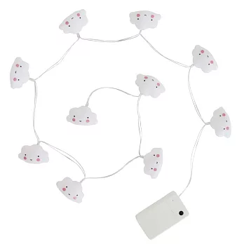 荷蘭｜a Little Lovely Company ❤北歐風 療癒雲朵LED燈串/長度1.1M