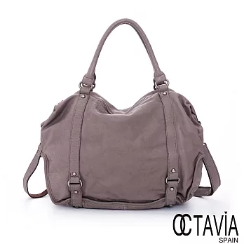 OCTAVIA 真皮 - 弗羅倫斯 真女人舒軟牛皮肩斜二用包 -雲柔調