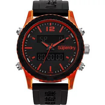 Superdry極度乾燥 極限動能運動腕錶-SYG206B