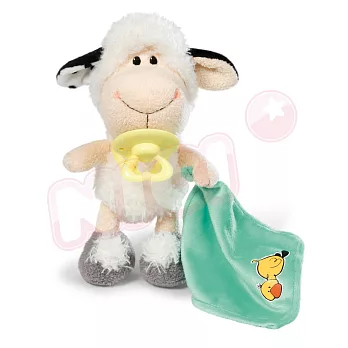 25cm奈堤北鼻咩咩羊坐姿玩偶(附奶嘴)