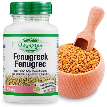 即期【Organika優格康】葫蘆巴素食膠囊(60顆/瓶)