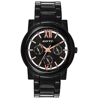 GOTO光鳴曲時尚陶瓷腕錶-GC2360B-33-341
