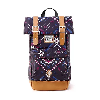 【U】RITE - 飛行包 x 古著包(四色可選) - 民族黑紫