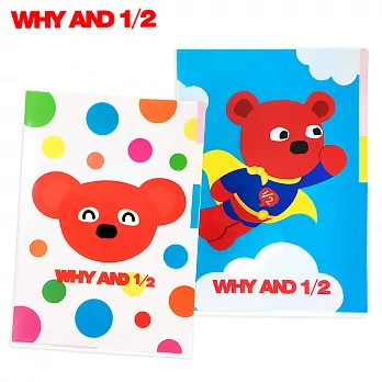 WHY AND 1/2 三層式L夾2入F1彩條