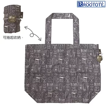 ROOTOTE 印花折疊購物袋-咖啡(312902)