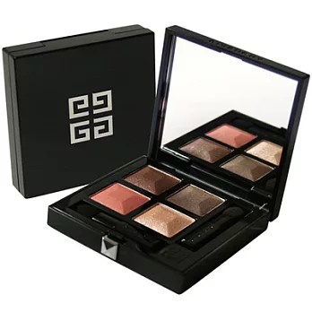 【即期品】GIVENCHY紀梵希 搶眼四色眼彩盤N1(4*1g)#1玫瑰晨露-2018.3