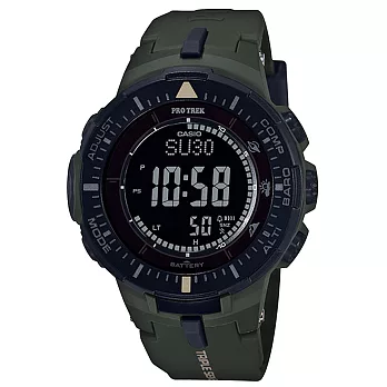 CASIO PRO TREK 馬雅叢林太陽能登山錶-PRG-300-3DR