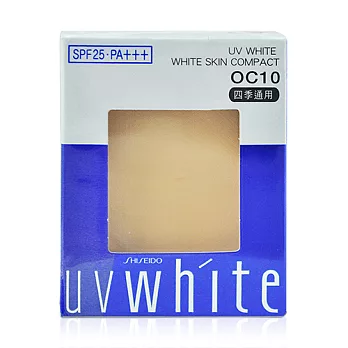 【SHISEIDO 資生堂】優白 光采白皙粉餅(蕊)SPF25.PA+++ 12gOC10