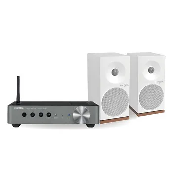 YAMAHA HI-RES 無線版推薦組合 YAHAMA WXA-50綜合擴大機+TANGENT X4書架型喇叭書架喇叭-黑色