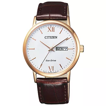 CITIZEN Eco-Drive 羅馬快報星日期男錶-BM9012-02A