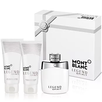 MONTBLANC 萬寶龍 傳奇白朗峰男性淡香水禮盒-送品牌紙袋＆針管