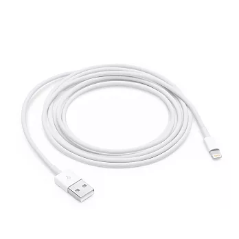 Apple 原廠 Lightning 對 USB 連接線-2公尺 (密封袋裝)單色