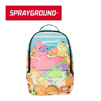 【SPRAYGROUND】DLX COLLABS 聯名系列 Patrick Patties 派大星吃漢堡潮流筆電後背包