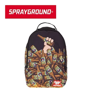 【SPRAYGROUND】DLX COLLABS 聯名系列 Family Guy Pat Bottles Stacked 蓋酷家族喝啤酒潮流筆電後背包