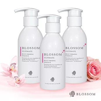 【BLOSSOM】經典玫瑰凡尼蘭菁粹煥采彈力美胸賦活精華露(150ML/瓶)(第二代美胸升級版)X3件組