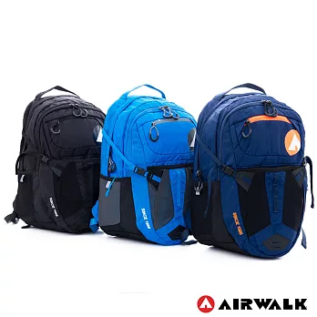 AIRWALK-甲蟲不飛 謢脊胸腰扣越野用筆電後背包A6353253深藍