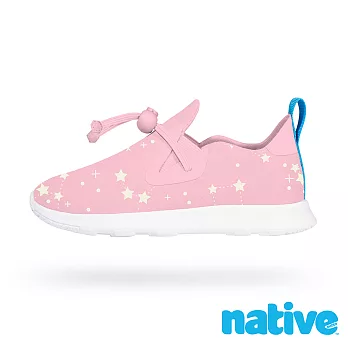 native APOLLO MOC PRINT CHILD 莫卡辛鞋(小童)7粉色小星盤