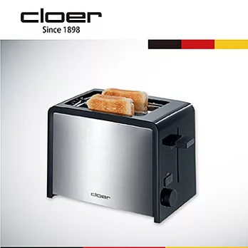 【Cloer】德國百年工藝品牌歐風多功能烤麵包機(尊爵黑)