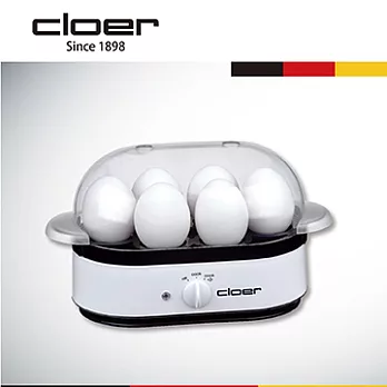 【Cloer】德國百年工藝品牌歐風都會蒸煮蛋機(6顆)