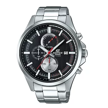 CASIO EDIFICE 音速小子傳優質時尚運動計時腕錶-黑-EFV-520D-1A