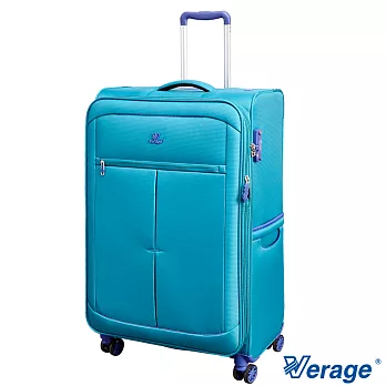 Verage 28吋 超輕量經典格紋環保旅行箱三代(藍)28吋