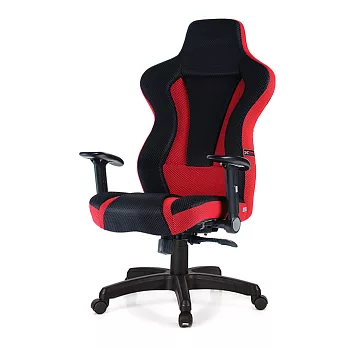 GXG 電競款 賽車電腦椅 TW-018E (尼龍腳座款)紅色/黑色